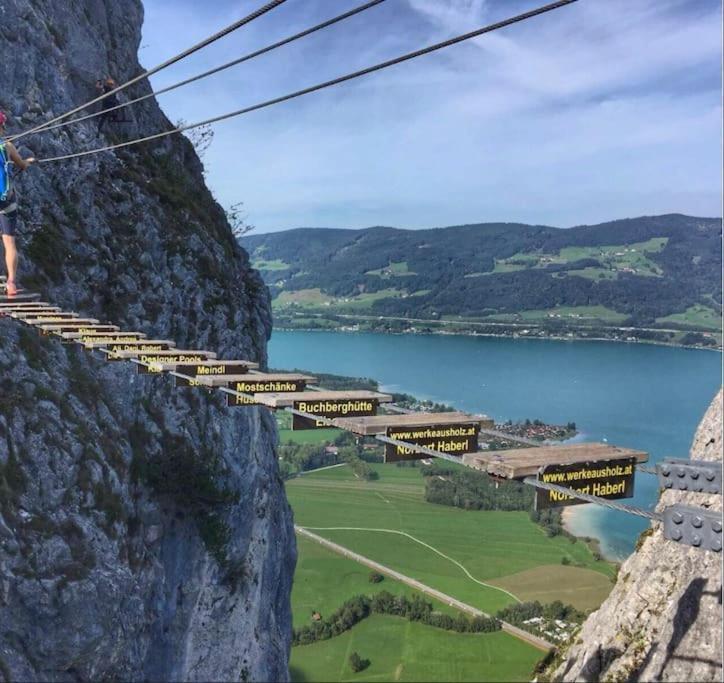 Tanjas Gemuetliches Haus Am Mondsee Innerschwand Exteriör bild